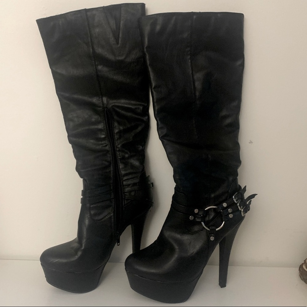 Shi by Journey’s sexy black heeled boots